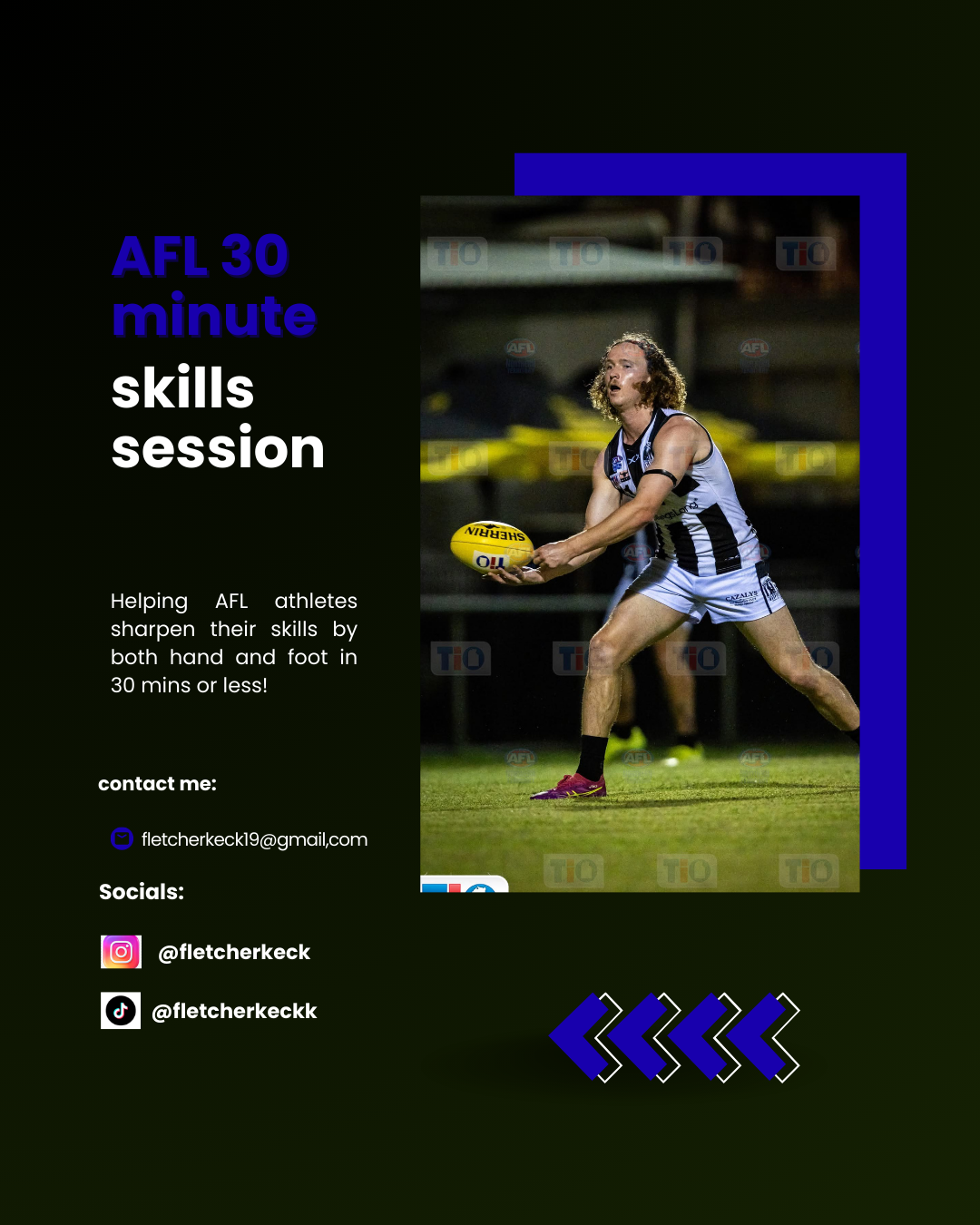 AFL 30 minute skills session