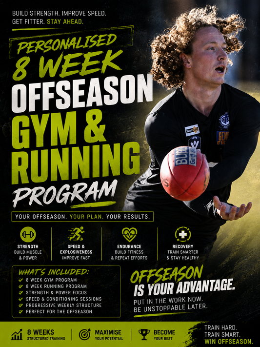 PERSONALISED 8 week offseason gym and running program!